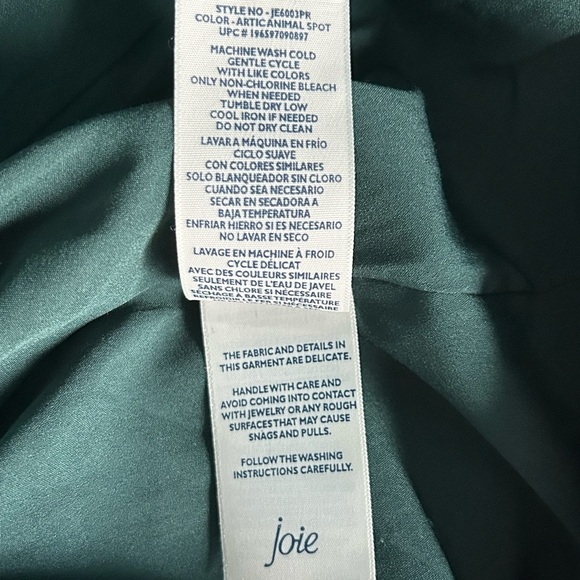 Joie Arctic Animal Spot Dress Size Large - Picture 10 of 10